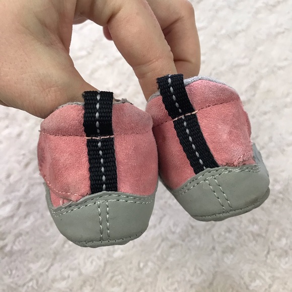 My First Merrell Baby Girl Shoes Pink Gray 3-6M - Picture 5 of 10